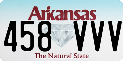 AR license plate 458VVV