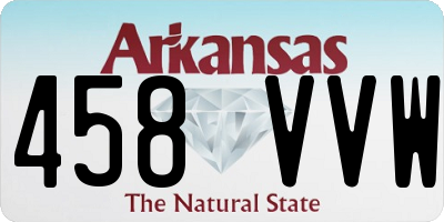 AR license plate 458VVW