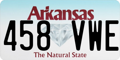 AR license plate 458VWE