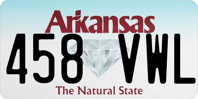 AR license plate 458VWL