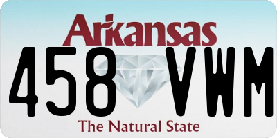 AR license plate 458VWM