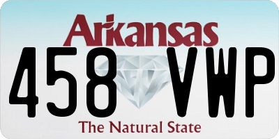 AR license plate 458VWP