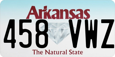 AR license plate 458VWZ