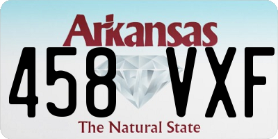 AR license plate 458VXF
