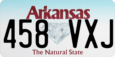 AR license plate 458VXJ