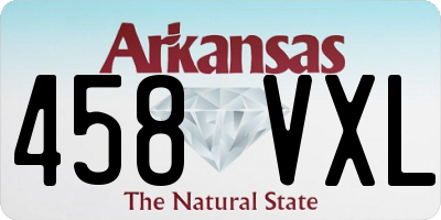 AR license plate 458VXL
