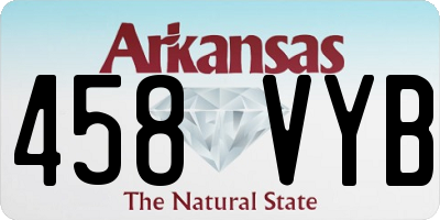 AR license plate 458VYB
