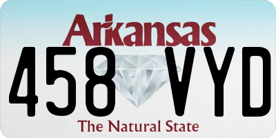 AR license plate 458VYD