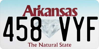AR license plate 458VYF
