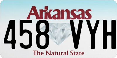 AR license plate 458VYH