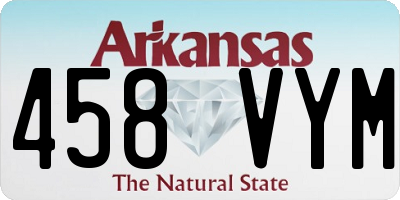 AR license plate 458VYM