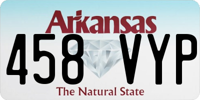AR license plate 458VYP