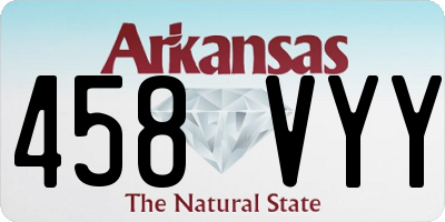 AR license plate 458VYY