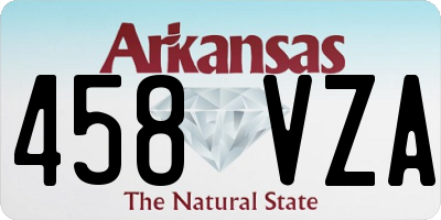 AR license plate 458VZA