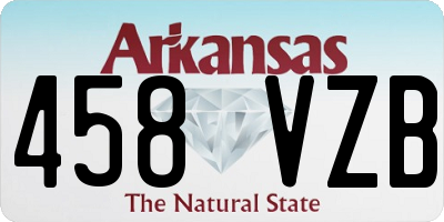 AR license plate 458VZB