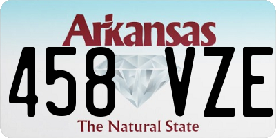 AR license plate 458VZE