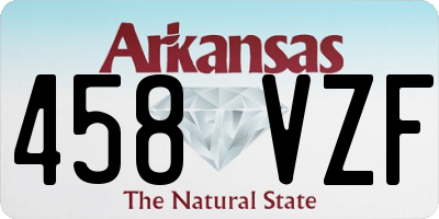 AR license plate 458VZF