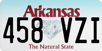 AR license plate 458VZI