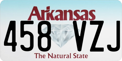 AR license plate 458VZJ