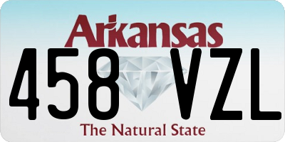 AR license plate 458VZL