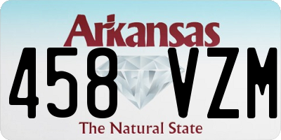 AR license plate 458VZM
