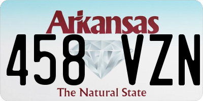 AR license plate 458VZN