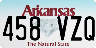 AR license plate 458VZQ
