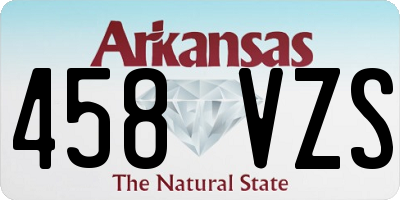 AR license plate 458VZS
