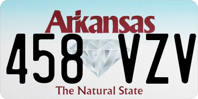 AR license plate 458VZV