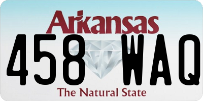 AR license plate 458WAQ