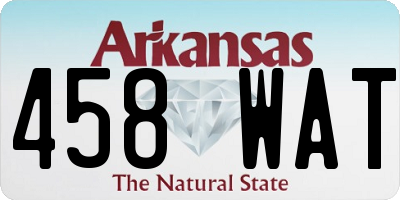 AR license plate 458WAT