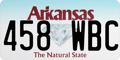 AR license plate 458WBC