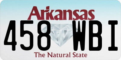 AR license plate 458WBI