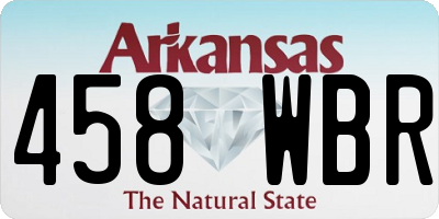 AR license plate 458WBR