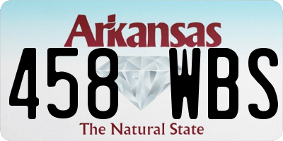 AR license plate 458WBS