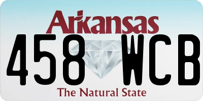 AR license plate 458WCB