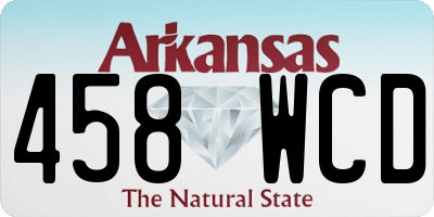 AR license plate 458WCD