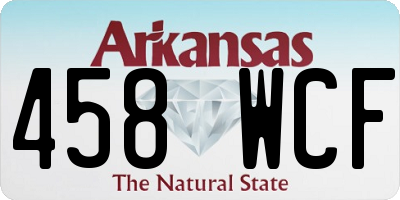 AR license plate 458WCF