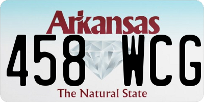 AR license plate 458WCG