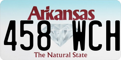 AR license plate 458WCH