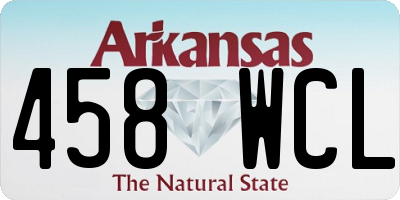 AR license plate 458WCL
