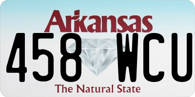 AR license plate 458WCU