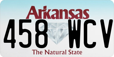 AR license plate 458WCV