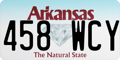AR license plate 458WCY