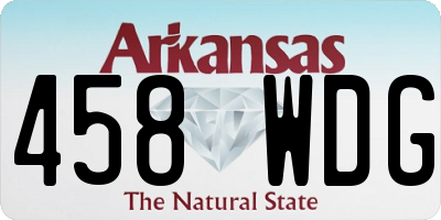 AR license plate 458WDG
