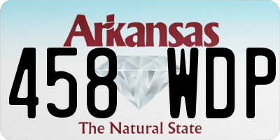 AR license plate 458WDP