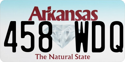 AR license plate 458WDQ