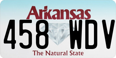 AR license plate 458WDV