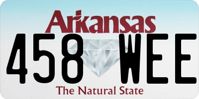 AR license plate 458WEE