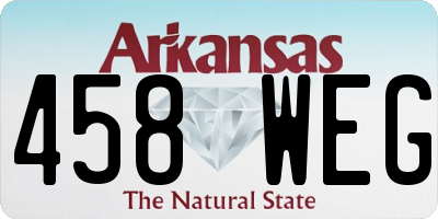 AR license plate 458WEG